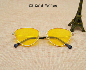 High quality red cat eye sunglasses